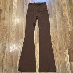 Lululemon Brown Nulu Groove Flare Leggings